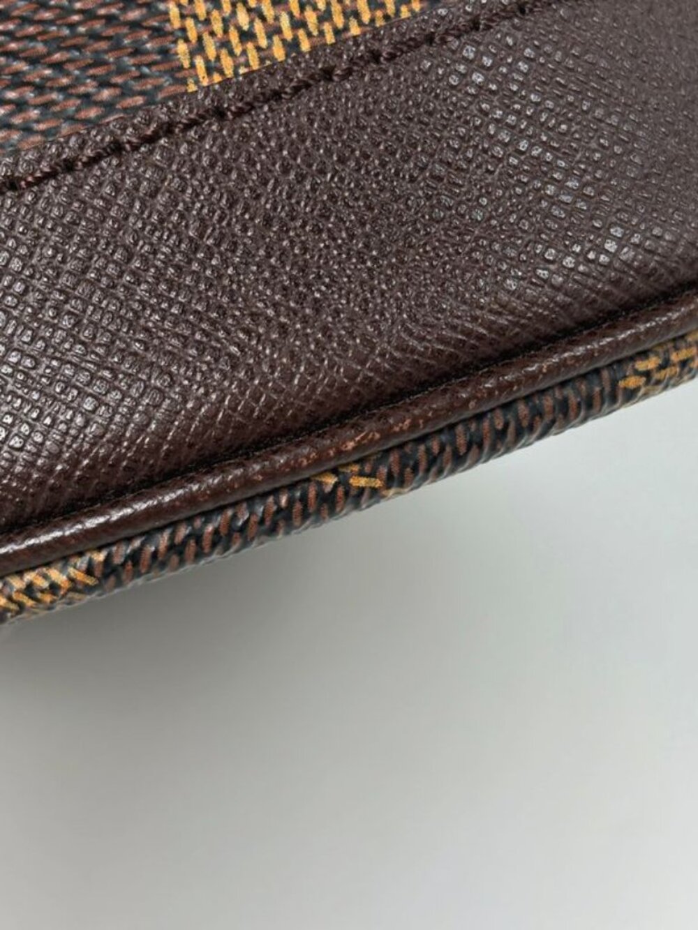 ★SOLD★ Louis Vuitton Male Handbag Bucket Shoulder Tote Damier Brown - Picture 3 of 8